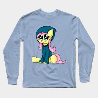 Fluttershy in a hoodie Long Sleeve T-Shirt